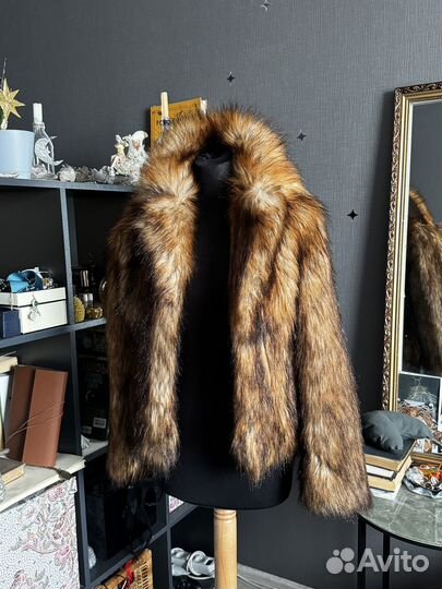 Искусственная шуба под лису
