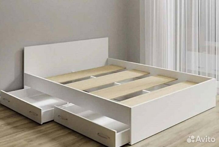 Кровать новая с выдвижным ящиком