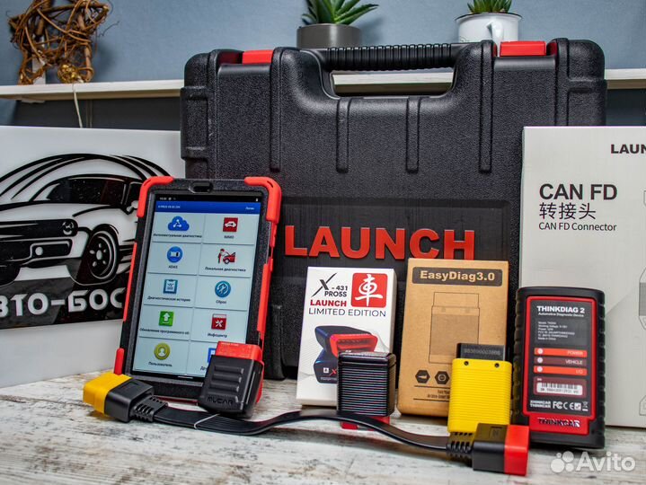 Launch X431 PAD viii + базы 100гб