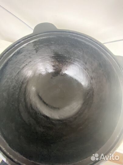 Казан чугунный с крышкой 6 л