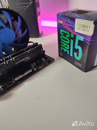 Комплект i5 9400F/B360M/16Gb + Кулер