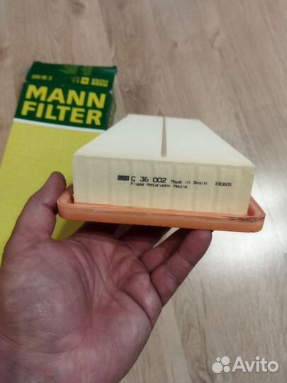 Воздушный фильтр C 36 002 peugeot, sitroen