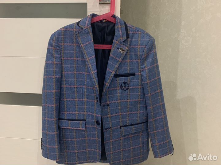 Пиджак для мальчика 122-128