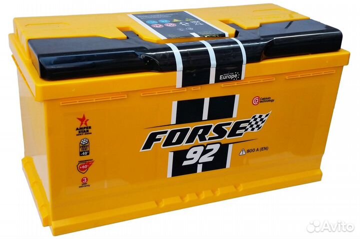 Аккумулятор Forse 6ст-92 VLR (0) 12V