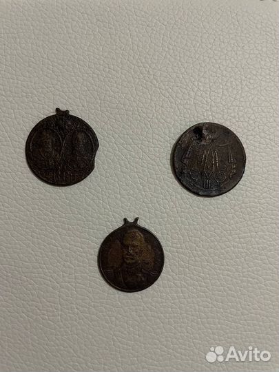 Царские медали-жетоны. Оригинал. Царская Россия