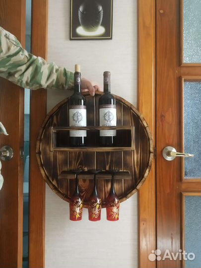 Подставка под вино и бокалы