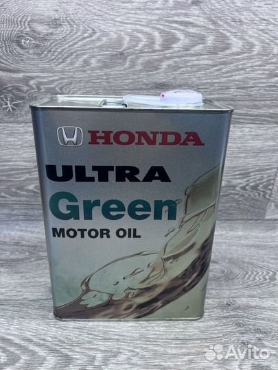 Масло моторное гибрид Honda Green 0w16, 4л