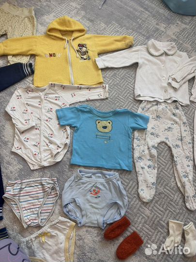 Вещи пакетом для мальчика 6-18 мес