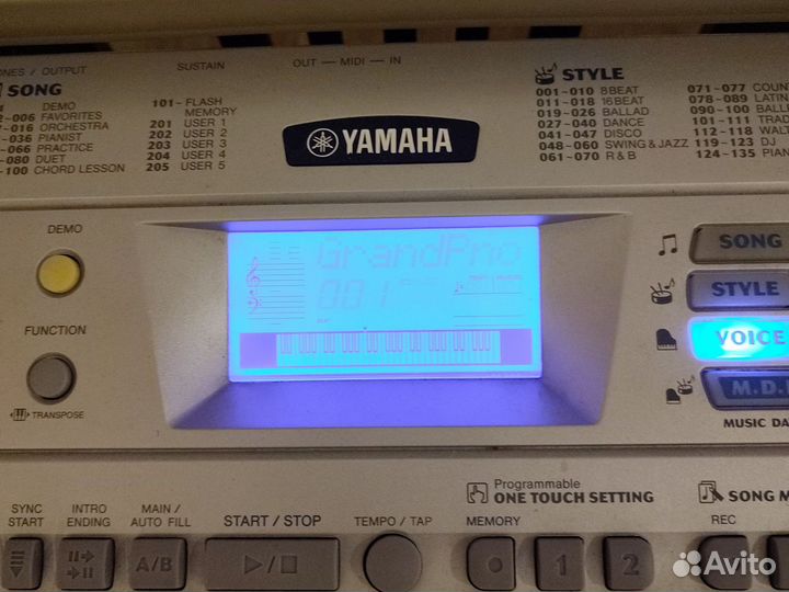 Синтезатор yamaha psr-290