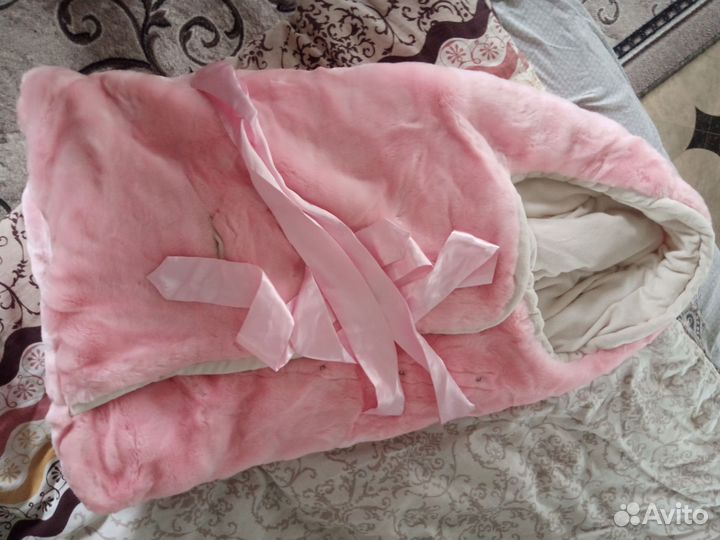 Конверт на выписку зимний для девочки