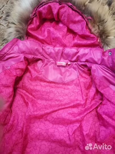 Зимняя (демисезонная) куртка на девочку 98
