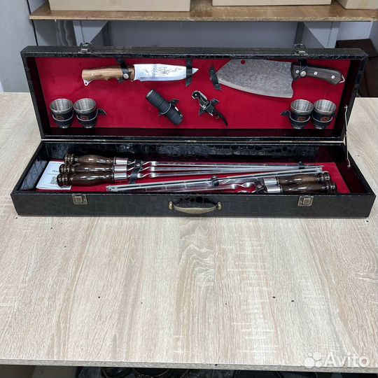Шашлычный набор в кейсе
