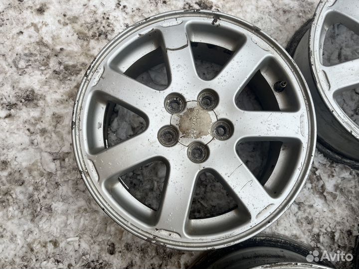 Оригинальные Литые Диски R15 Subaru 5x100 D56.1