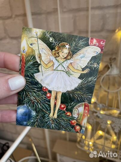 Мини-открытки «Феи» новые разные