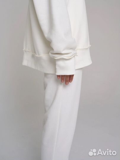 Свитшот оверзайз со швами наружу duman размер s