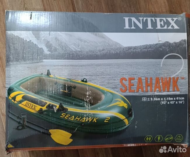 Лодка intex seahawk 2