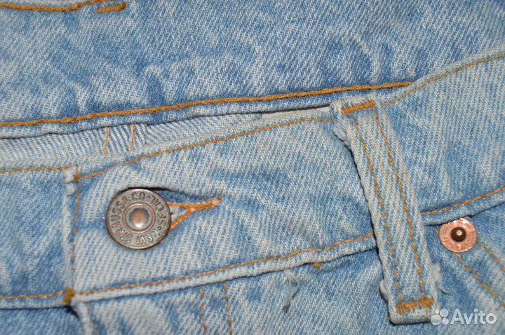 Джинсы Levis 505 Orange Tab W34 L30, модель 1993г