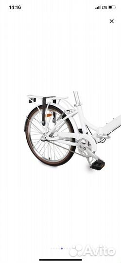 Складной велосипед Shulz Krabi V-brake белый новый