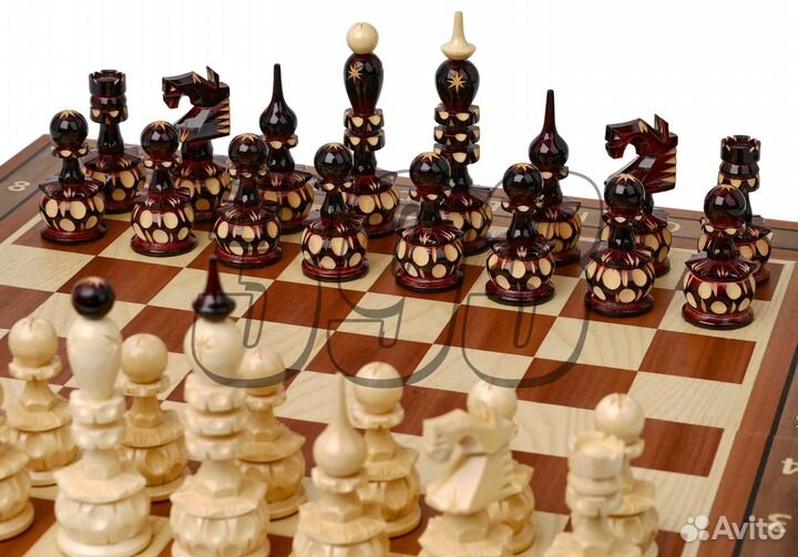Шахматы, нарды, шашки Персидские махагон (51024)