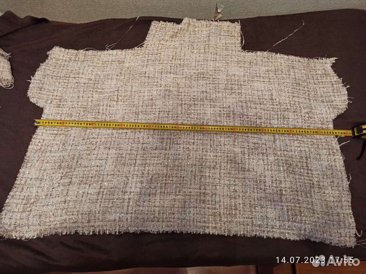 Ткань твид типа шанель