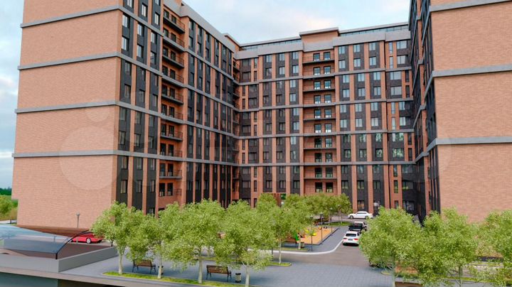 1-к. квартира, 48,9 м², 7/12 эт.