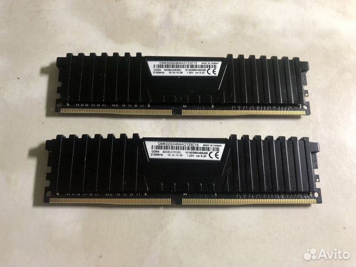 Оперативная память ddr4 Corsair Vengeance LPX 16gb