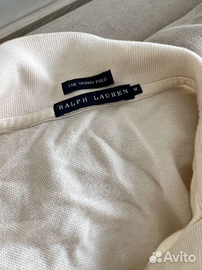 Polo ralph lauren оригинал молочного цвета