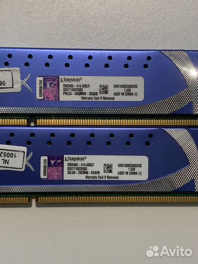 Оперативная память ddr3 2 gb 2шт для пк