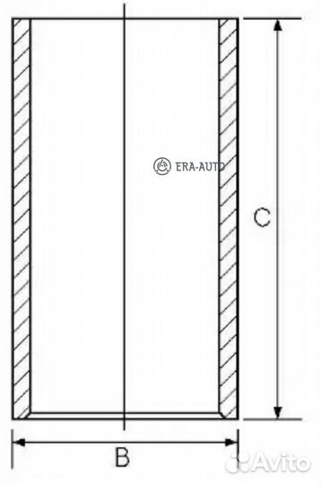 Goetze 14-010840-00 Гильза d86.00 STD