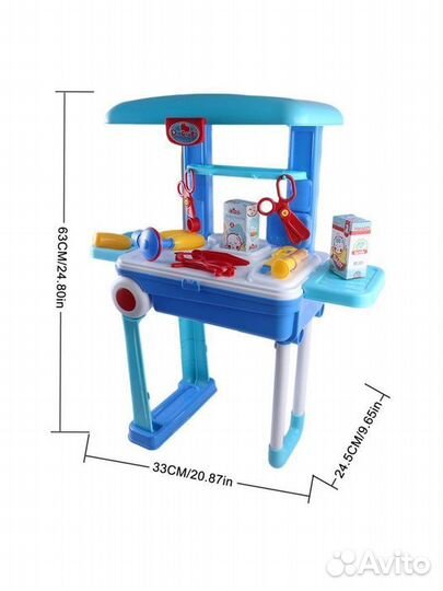 Игрушечный набор доктора/ ветеринара 2в1
