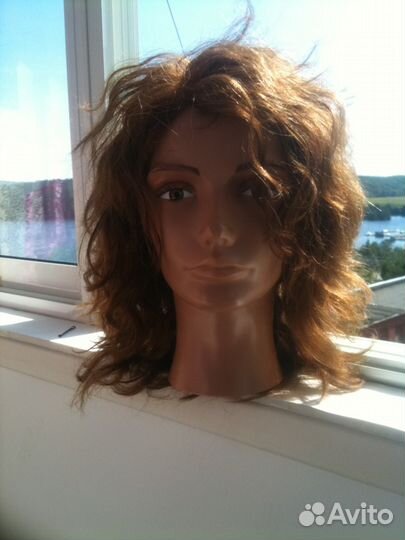 Манекен голова, натуральные в+ 4 съемных скальпеля