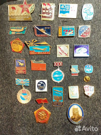 Значки авиация