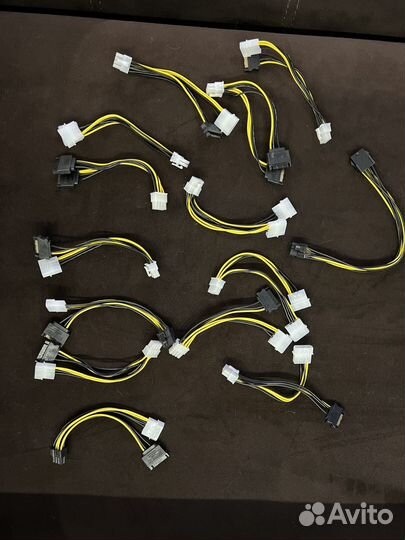 Pci e кабели питания для майнинга, цена за все