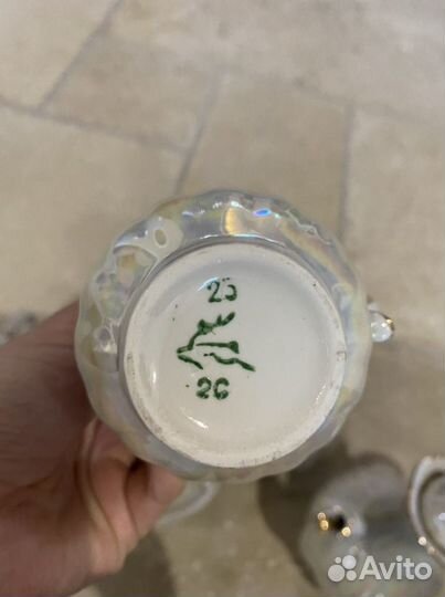 Сервиз чайный фарфоровый новый