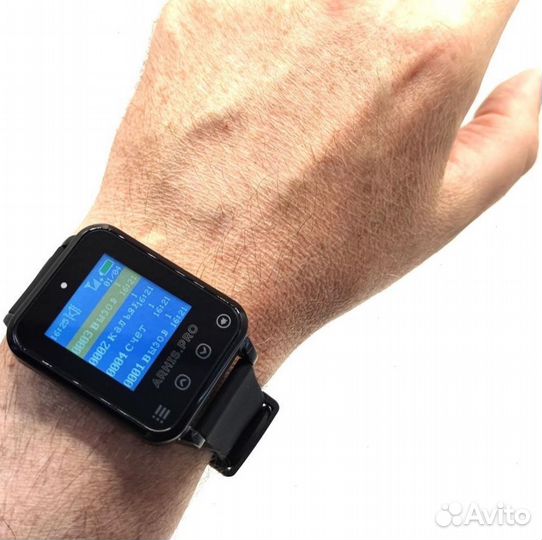 Влагозащищенный пейджер часы для официанта Элит