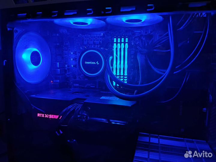 Игровой пк rtx 4060ti,12400,32озу,650 бп