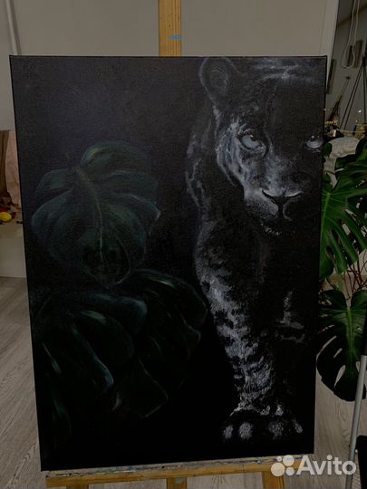 Картина акрилом на холсте 50 70 ручная работа