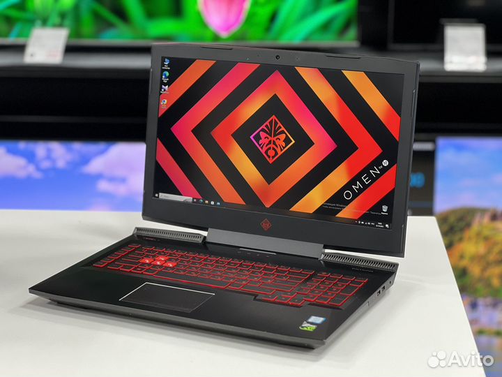 HP Omen 17.3 IPS Core i7 GTX1050 4G 16G SSD+HDD