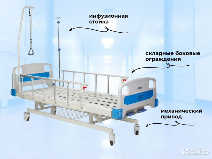 Медицинская кровать функциональная