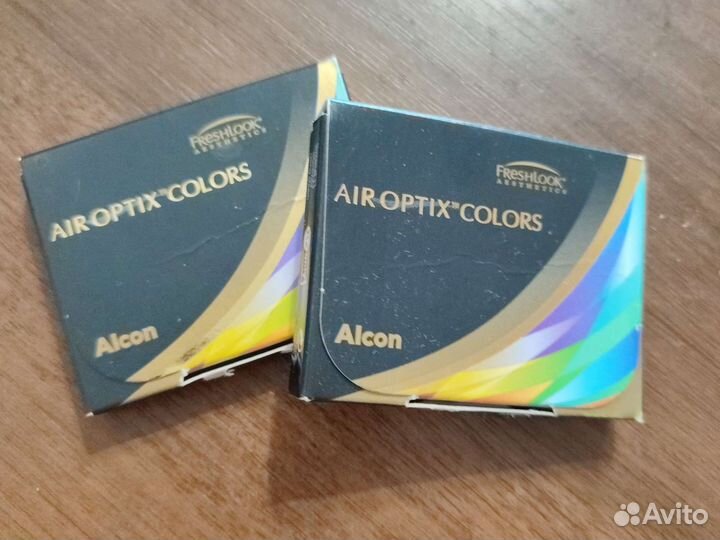 Цветные линзы -1,75 и -2,0. Голубые