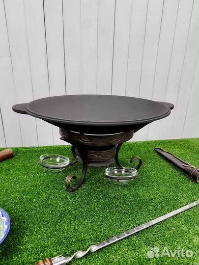 Садж, чугунный, шлифованный, Узбекистан