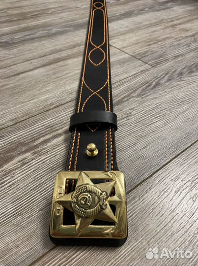 Ремень с пряжкой Адмирала ссср(Ручной работы)