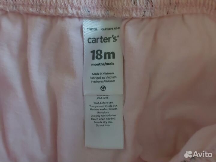 Юбка Carters на девочку,18 мес