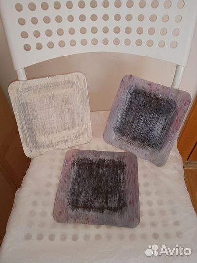 Заготовки для поделок (тарелки из шпона)