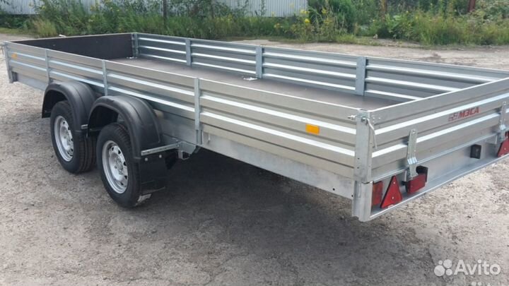 Прицеп двухосный 459х151 2оси Alko по 750кг,смаз Е