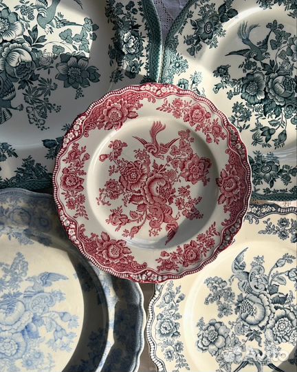 Тарелки винтажные Англия Masons Spode Crown Ducal