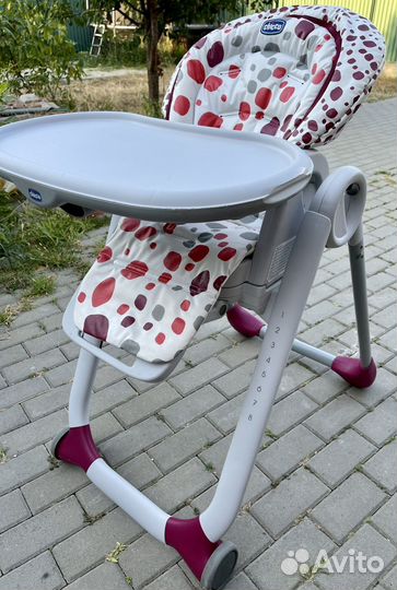 Стульчик для кормления chicco polly