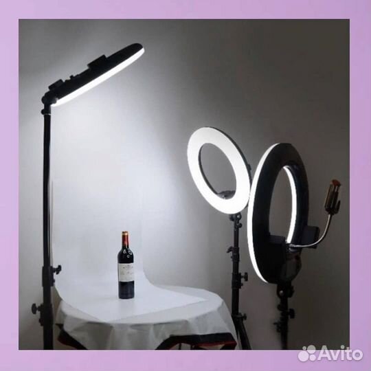 Кольцевая профессиональная лампа 45 см