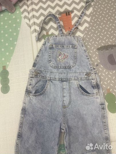 Комбинезон джинсовый 98
