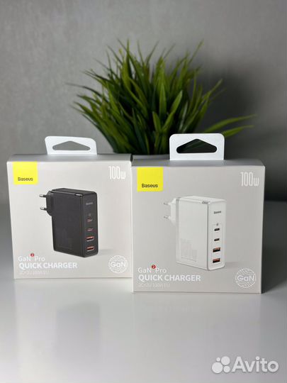 Быстрая зарядка. Блок питания Baseus 100W Quick